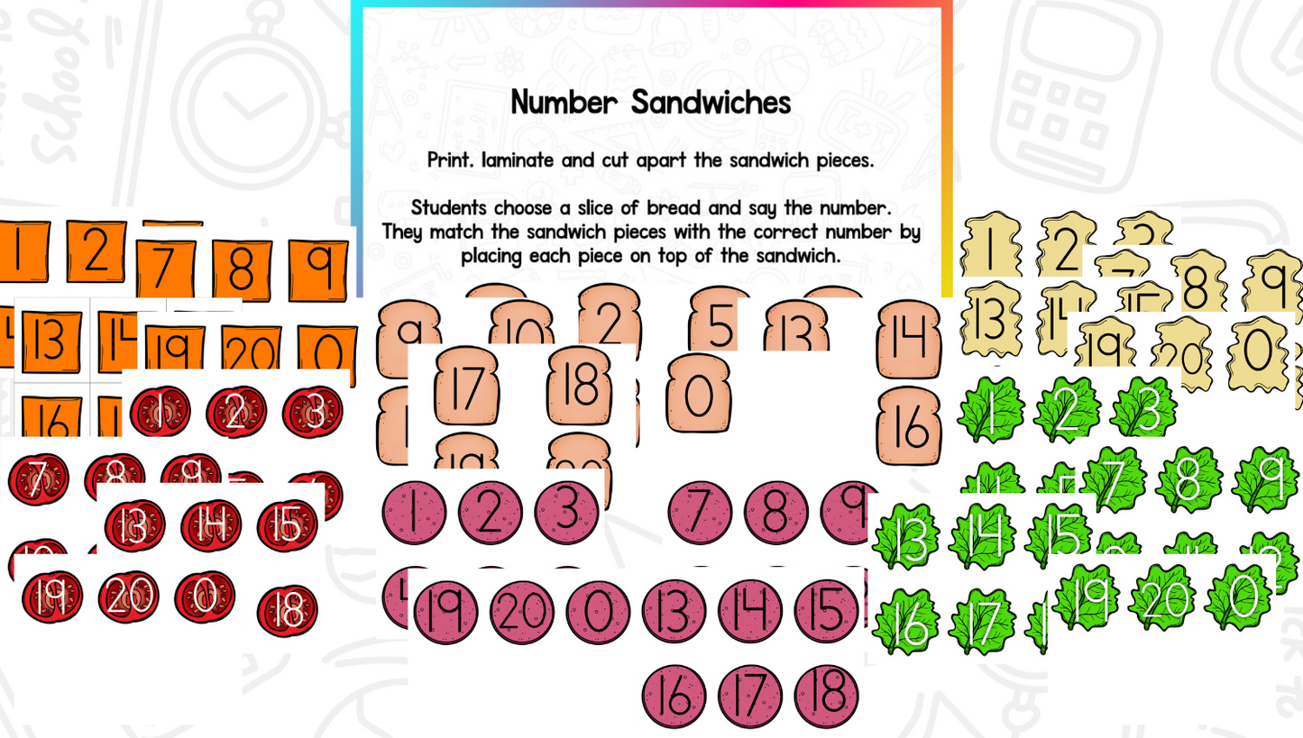 Number Recognition Centers