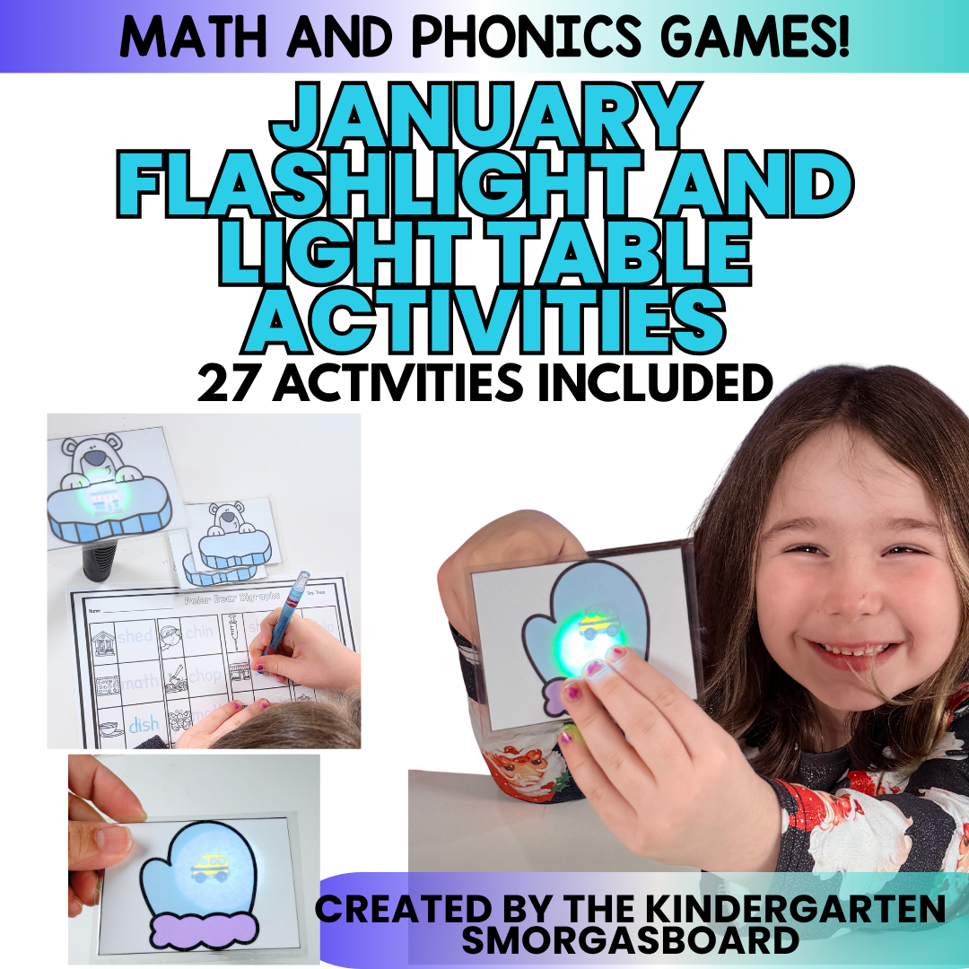 January Flashlight Activities: Light Table Activities For Winter