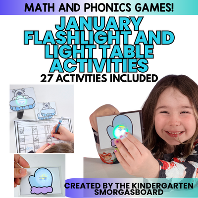 January Flashlight Activities: Light Table Activities For Winter