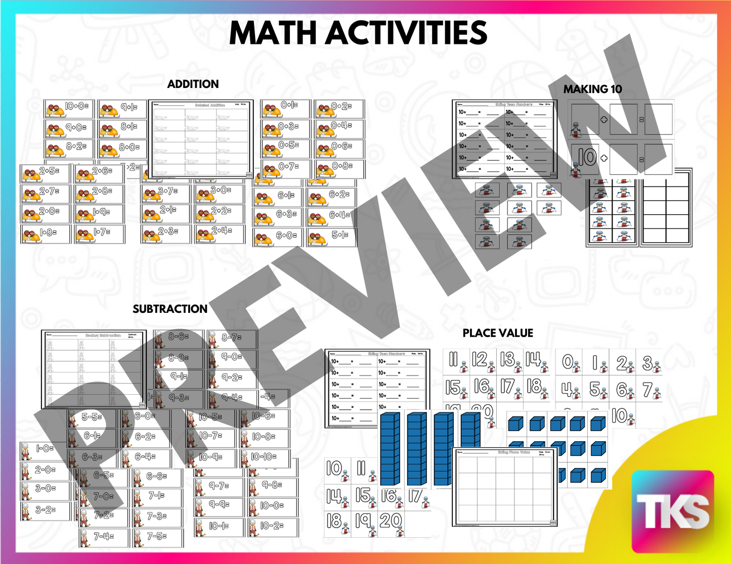 Winter Olympics Activities: Olympics Math And Phonics Centers