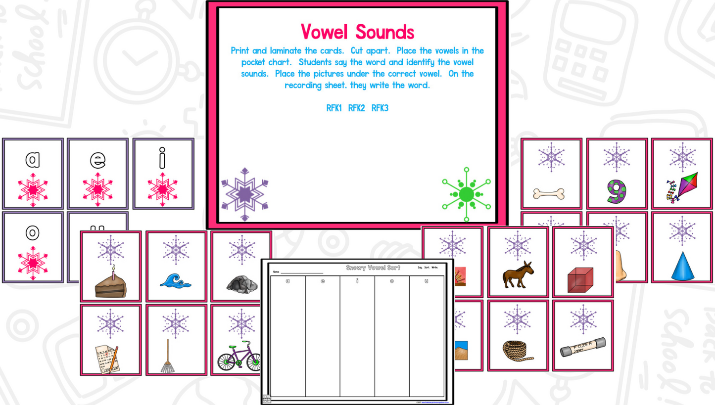 Snow! A Winter Math and Literacy Unit