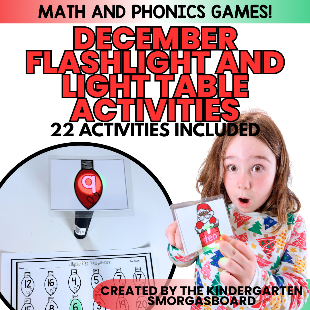 Flashlight Activities: December Flashlight Games And Light Table Activities