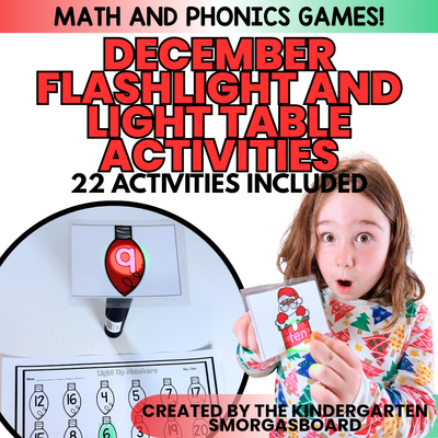 Flashlight Activities: December Flashlight Games And Light Table Activities