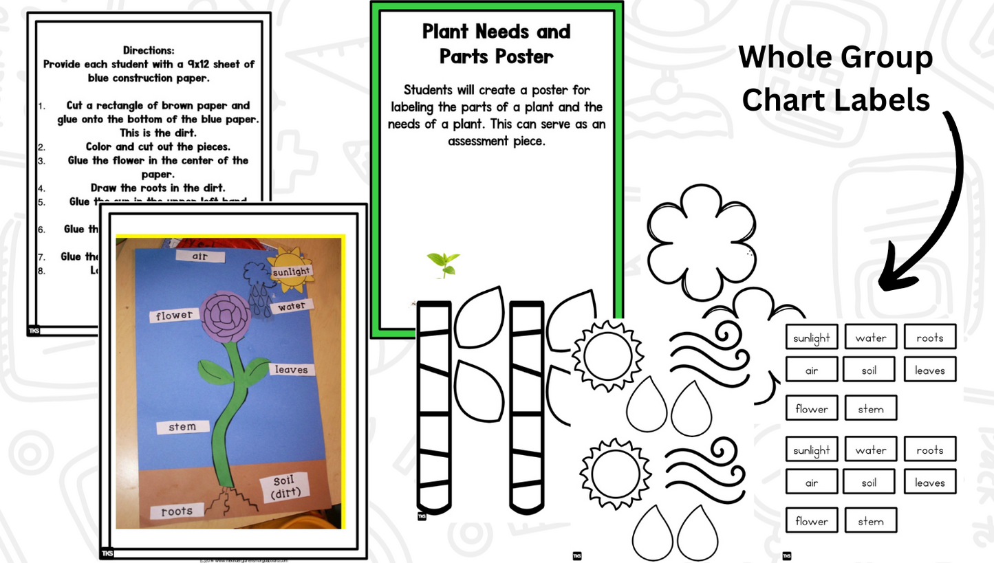 Planting Seeds: A Plants Research and Writing Project PLUS Centers!