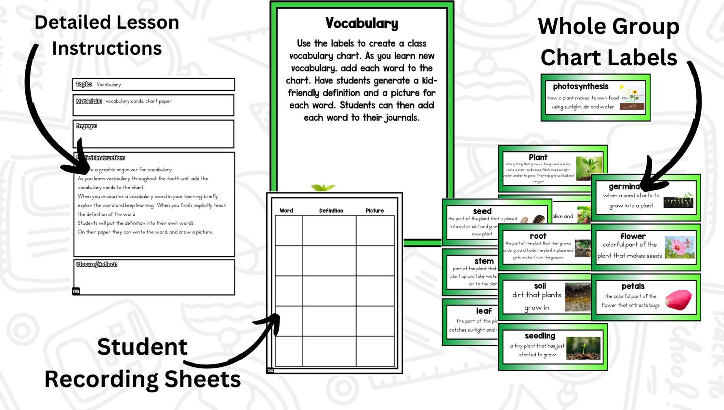 Planting Seeds: A Plants Research and Writing Project PLUS Centers!