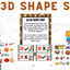 Shapes Bootcamp: A 2D and 3D Shapes Unit (Safari Theme)