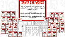 Santa Math and Literacy Centers