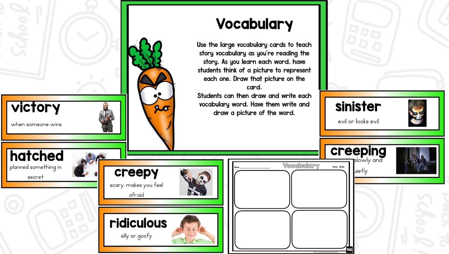 Creepy Carrots - Reading Comprehension Strategies & Activities - Read It Up!