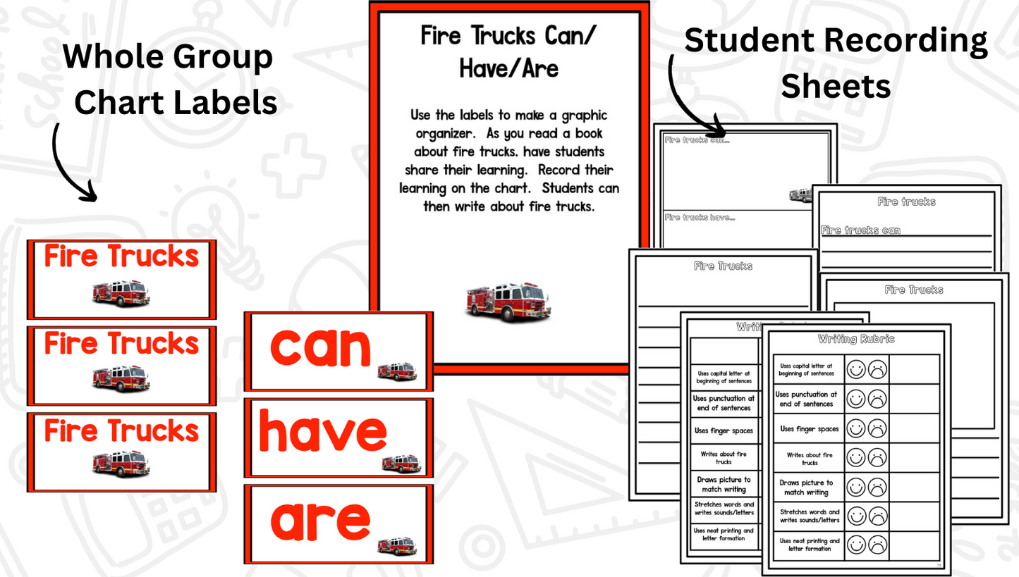 Fire Safety: A Research and Writing Project PLUS Centers!