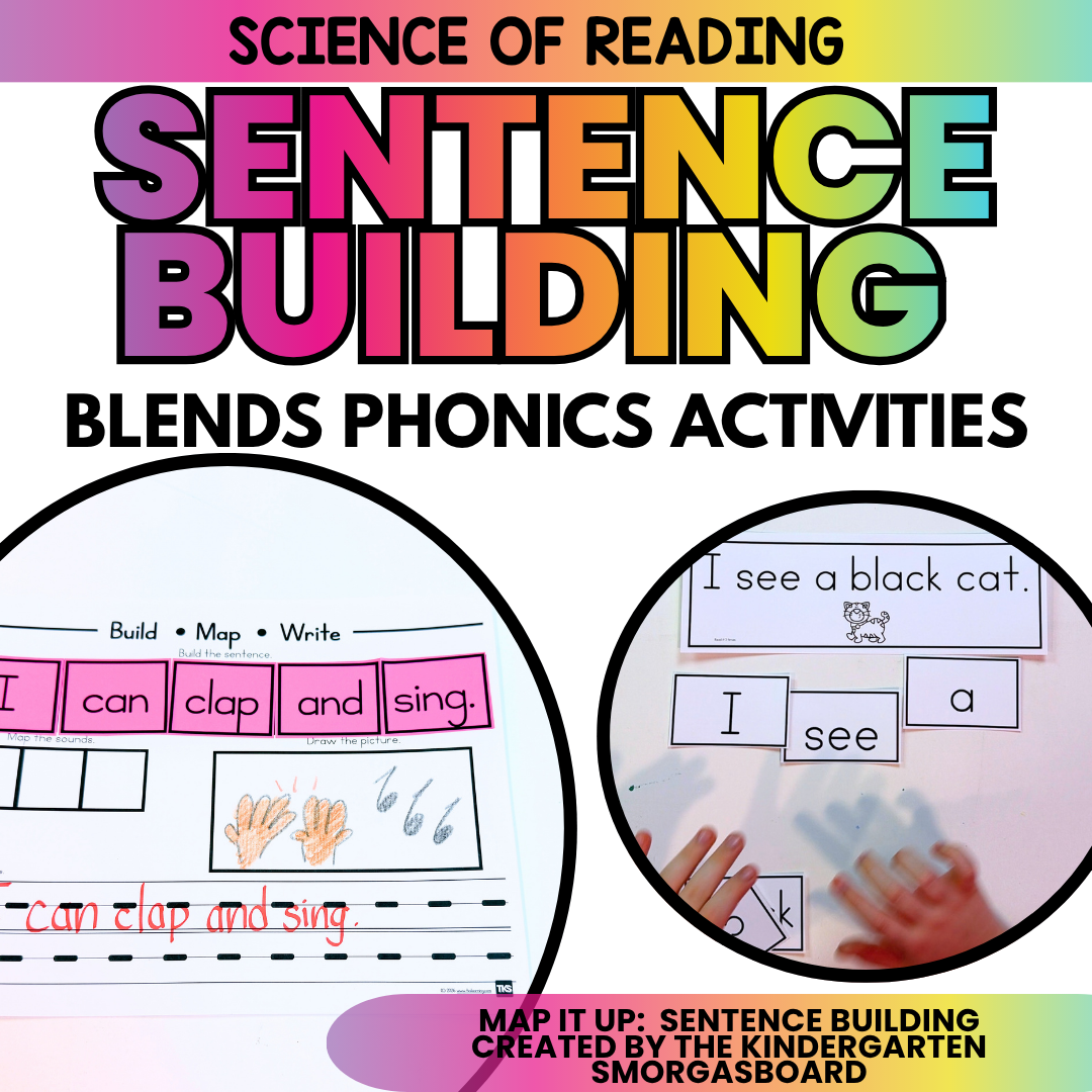 Building Sentences & Sentence Writing BUNDLE-Phonics And Fluency Activities