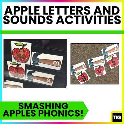 APPLE LITERACY CENTERS: APPLES LETTERS AND SOUNDS