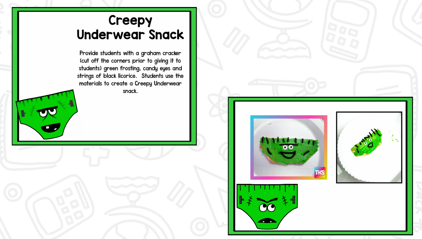 Creepy Pair of Underwear - Creepy Underwear Lesson Plans And Activities
