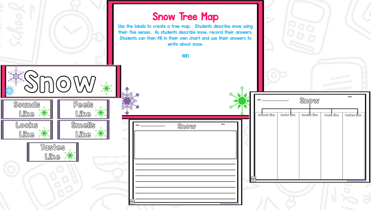 Snow! A Winter Math and Literacy Unit