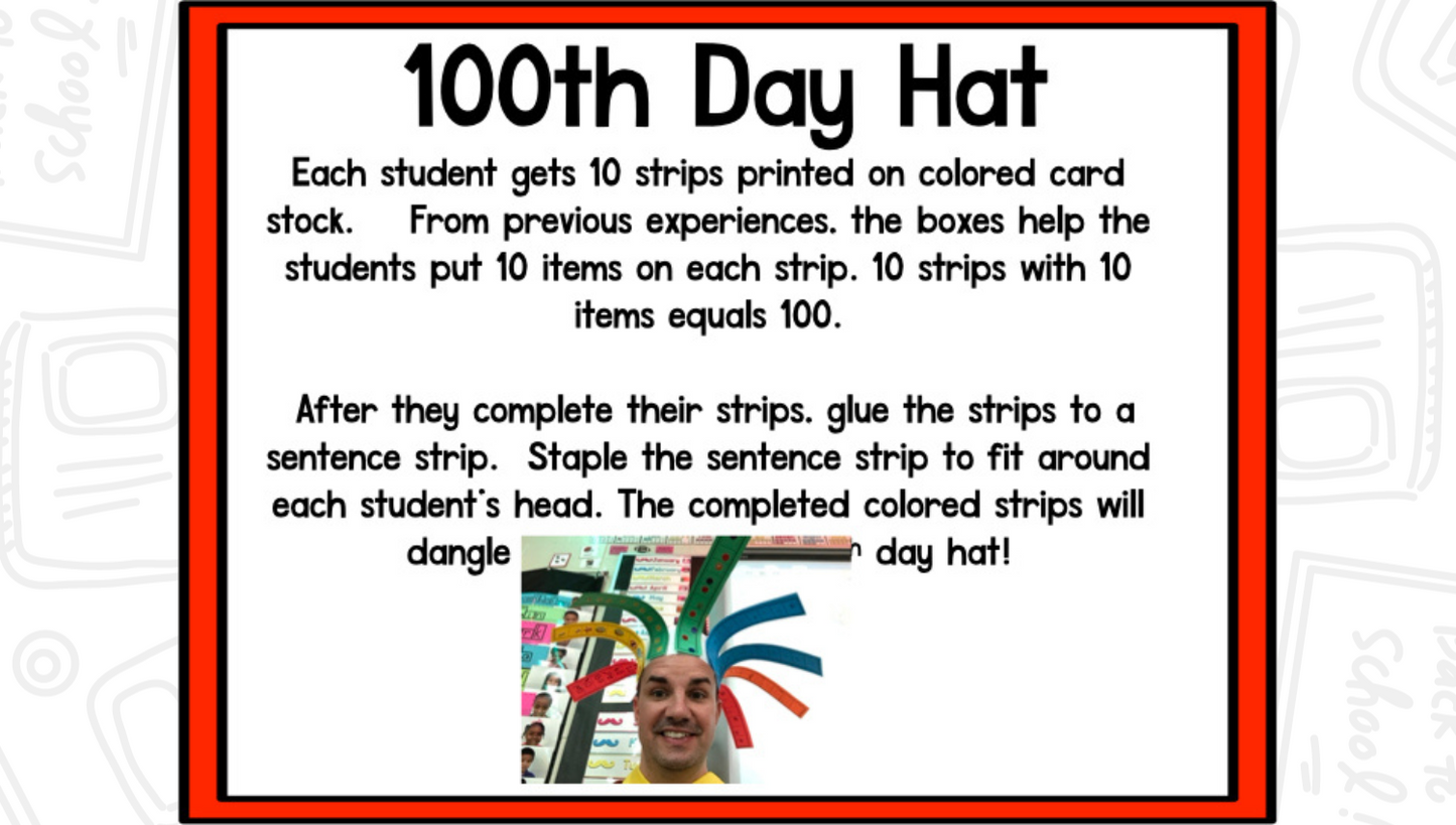 100th Day of School: Fiesta 100!