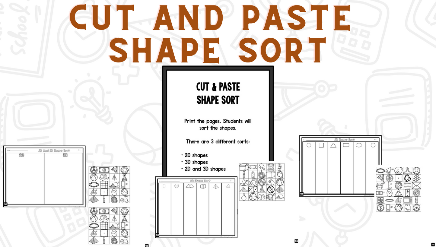 Shapes Bootcamp: A 2D and 3D Shapes Unit (Safari Theme)