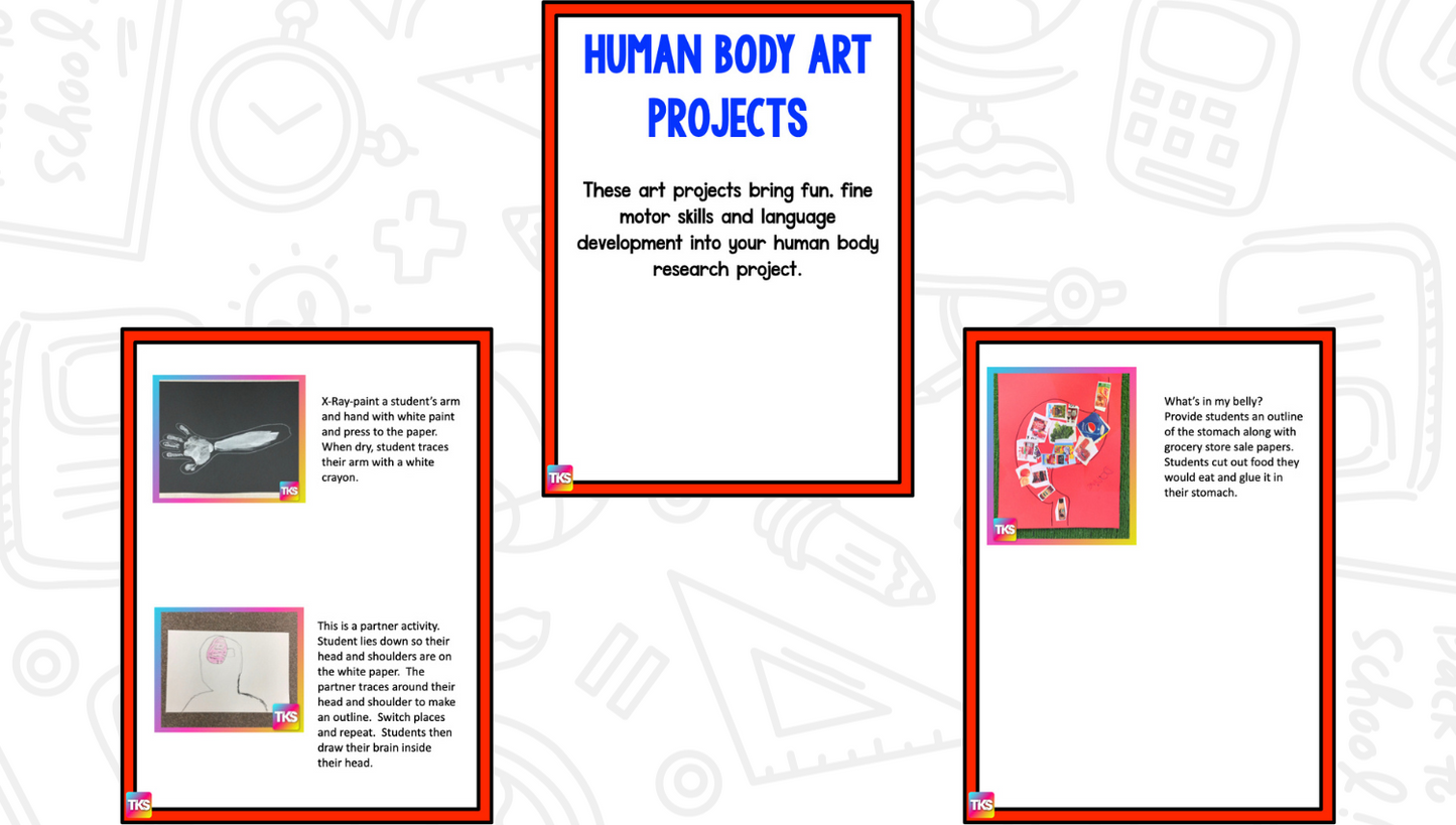 Human Body: A Research and Writing Project PLUS Centers!