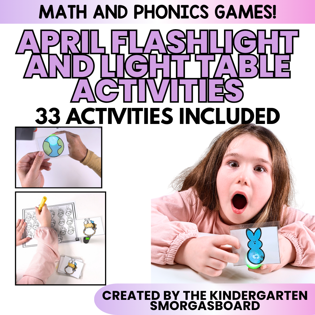 April Flashlight Activities: Light Table Activities For Spring And Easter