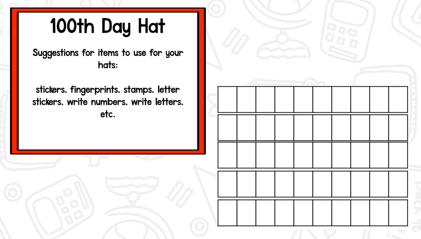 100th Day of School: Fiesta 100!