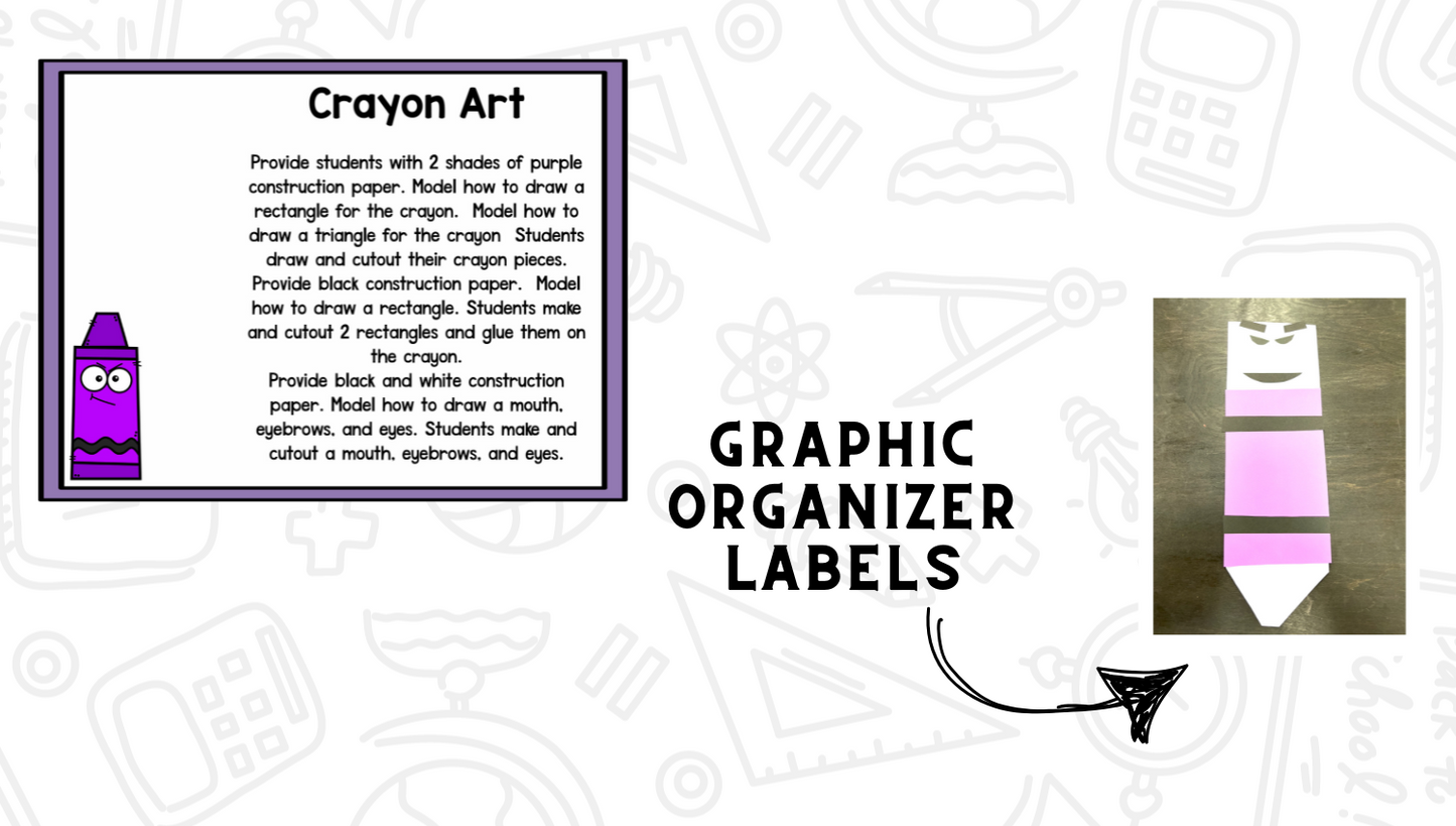 Creepy Crayon Read Aloud Activities | October Comprehension Lessons