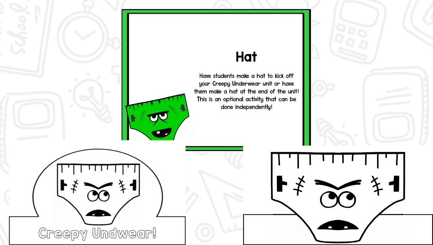 Creepy Pair of Underwear - Creepy Underwear Lesson Plans And Activities