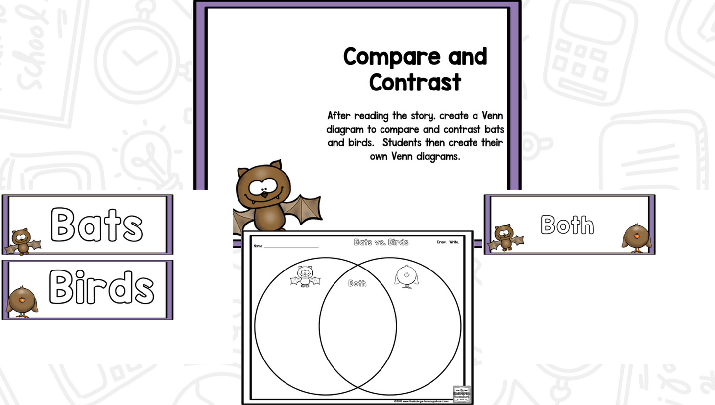 Stellaluna - Reading Comprehension Strategies & Activities