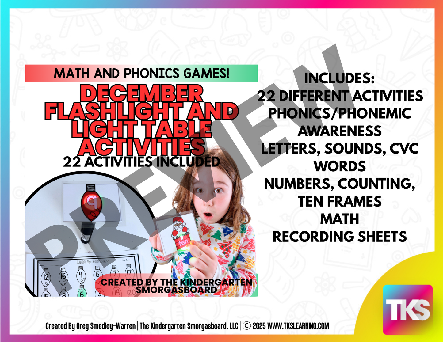 Flashlight Activities: December Flashlight Games And Light Table Activities