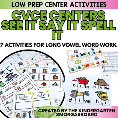 CVCE Words: Phonics Activities And Phonics Games