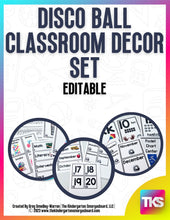 Disco Ball Classroom Set Decor