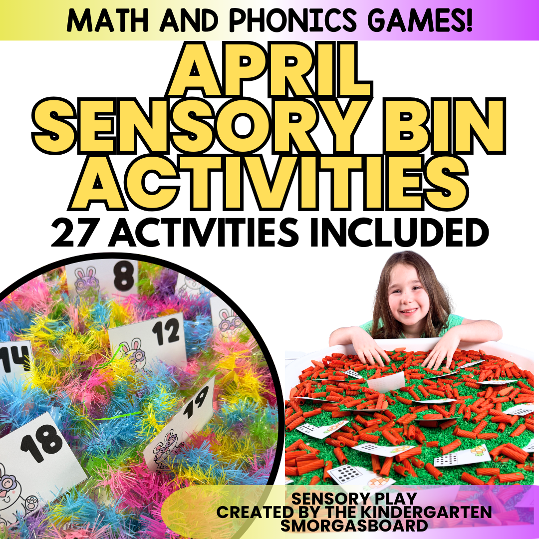 Sensory Bin Activities For The Year! Growing Bundle! 341 Activities!