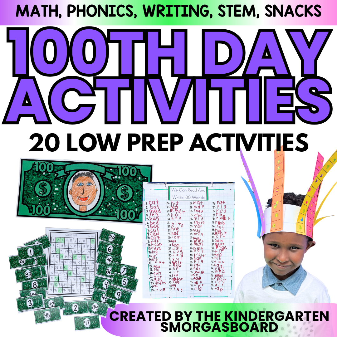 100th Day Activities! 100th Day of School Activities