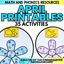 Phonics Games & Math Centers for April | 35+ Low-Prep April Activities