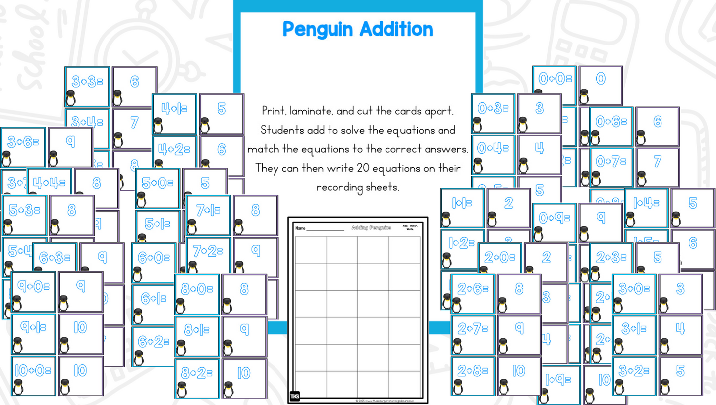 Penguins Research and Writing Project PLUS Centers!