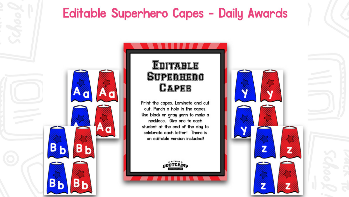 ABC Bootcamp®: A 26-Day Introduction to Letters and Sounds (Superhero Theme)