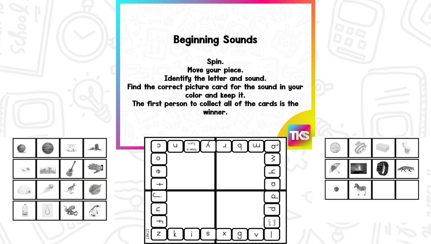 Game It Up! Letters & Sounds