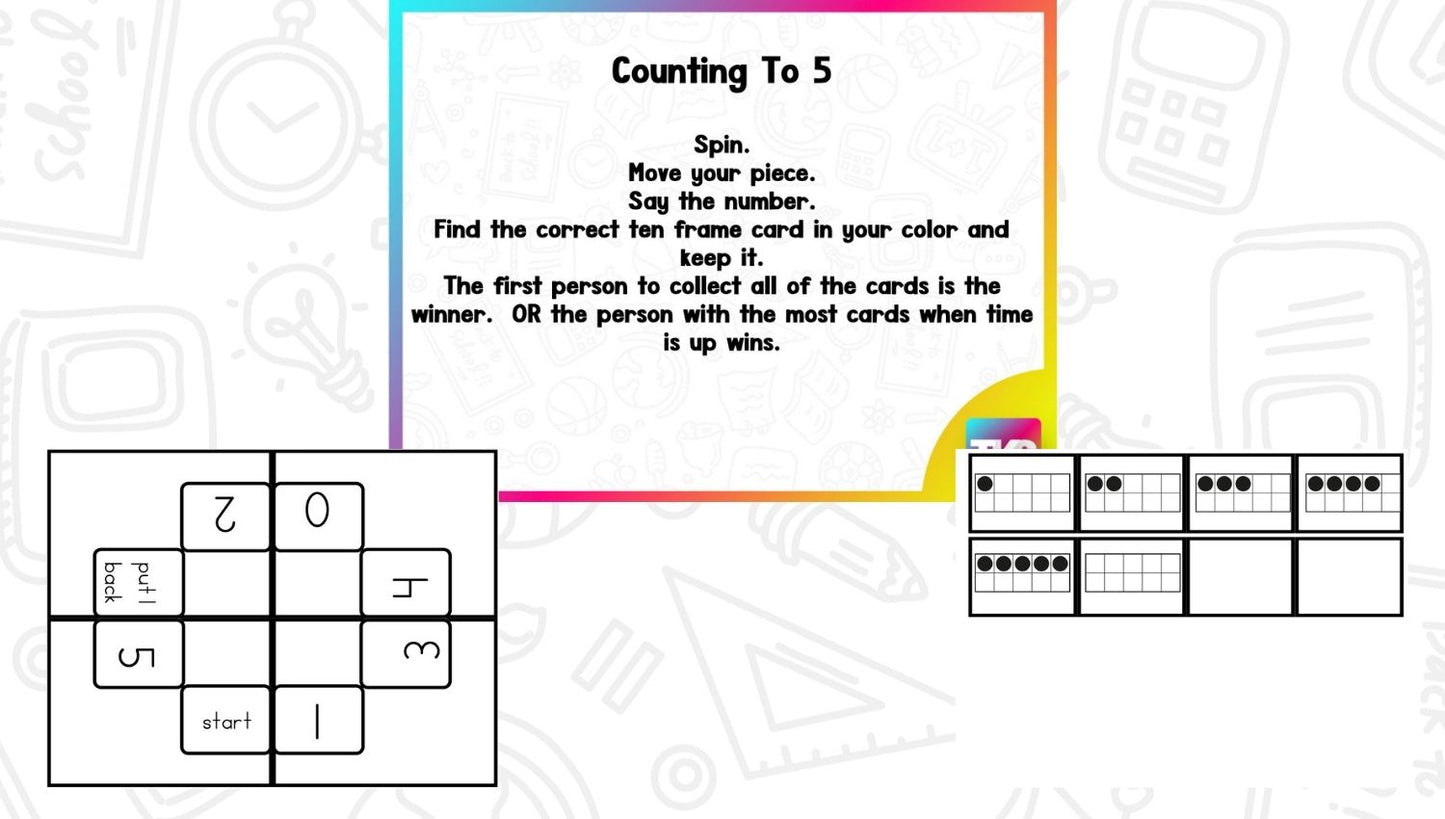 Game It Up! Numbers & Counting