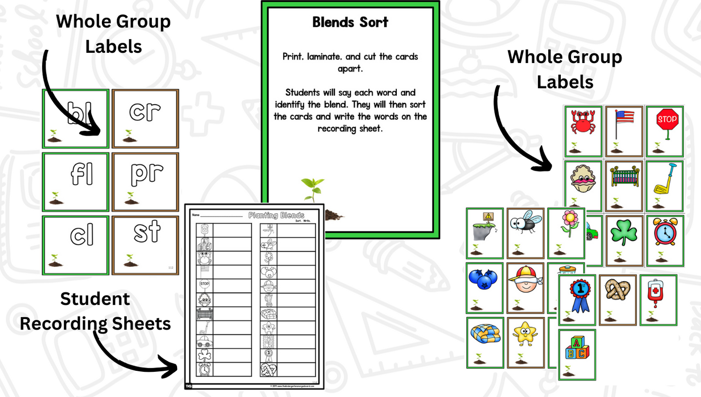 Planting Seeds: A Plants Research and Writing Project PLUS Centers!