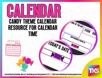 Calendar! I Must Ask You the Date (Candy Theme)