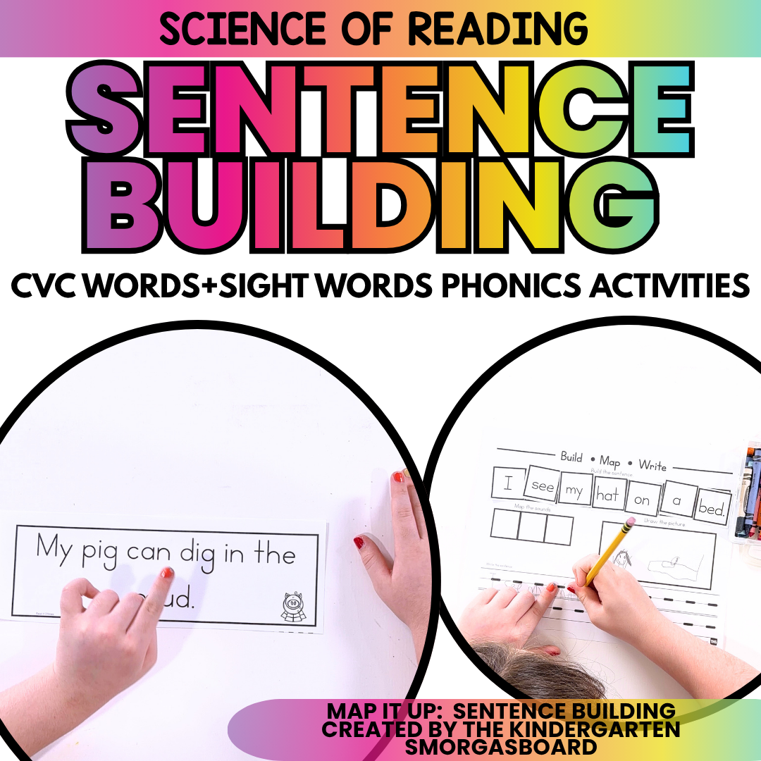 Building SentenceS & Sentence Writing BUNDLE | Phonics And Fluency Activities |