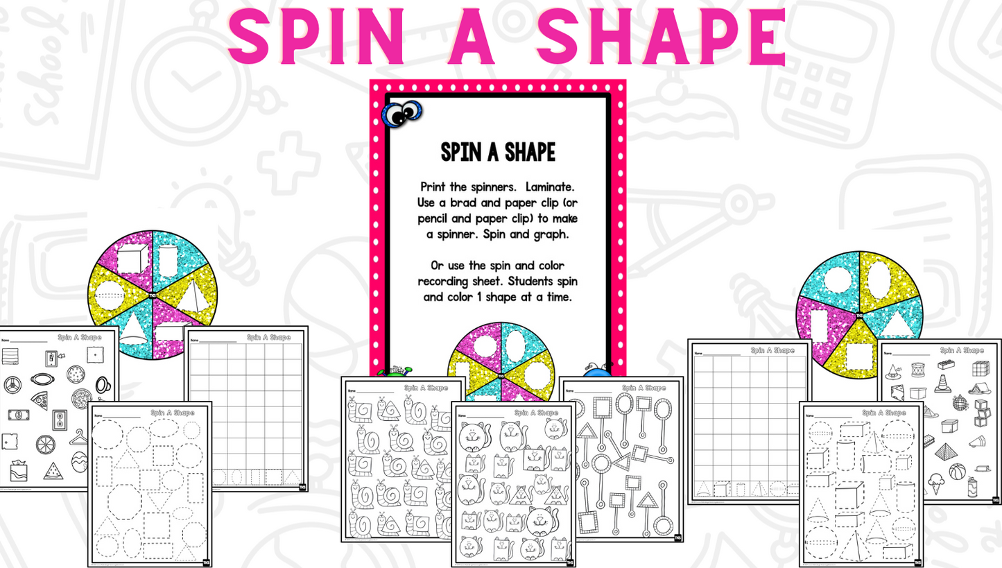 Shapes Bootcamp: A 2D and 3D Shapes Unit (Monster Theme)