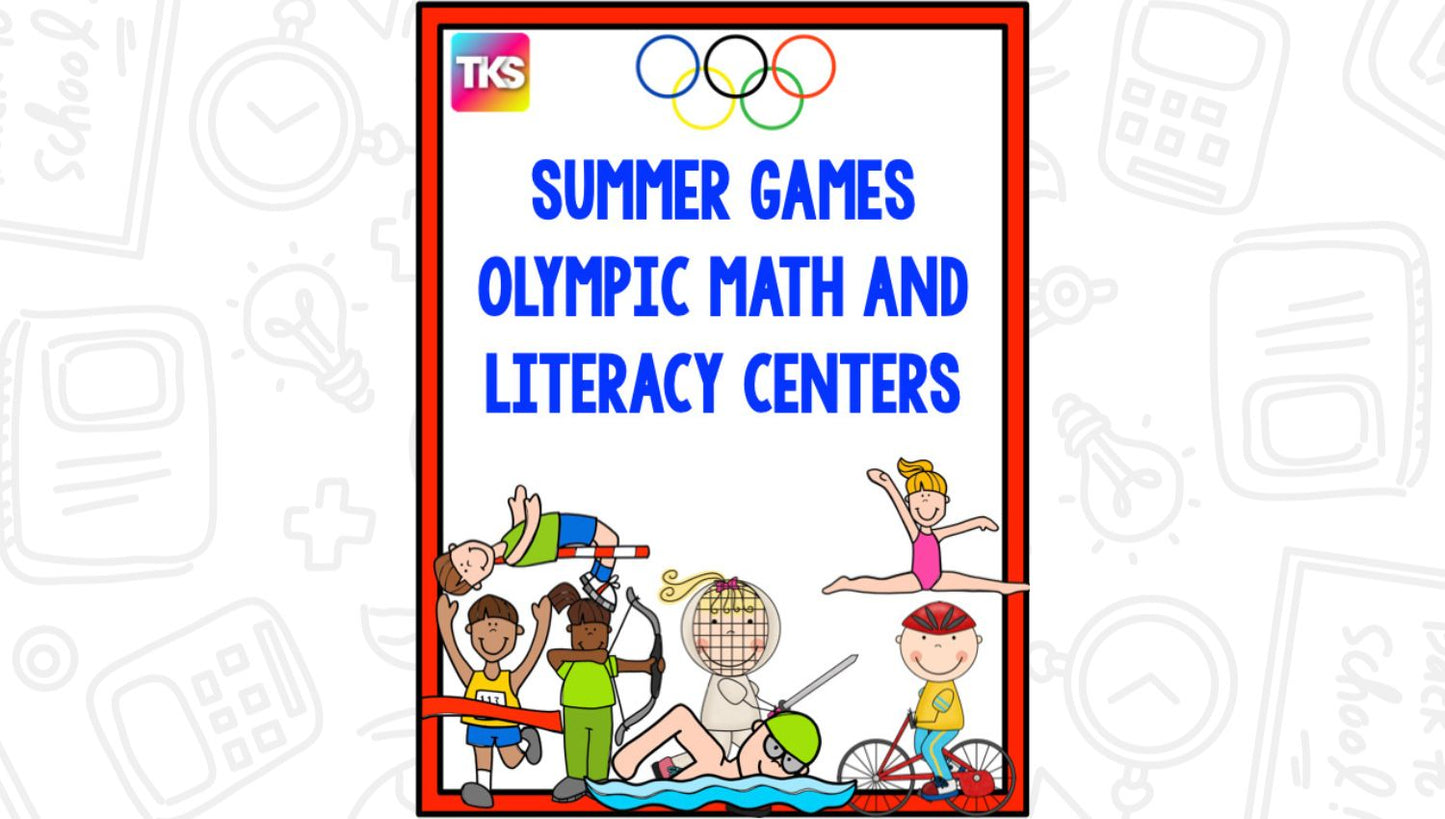 Summer Games: A Research and Writing Project PLUS Centers!