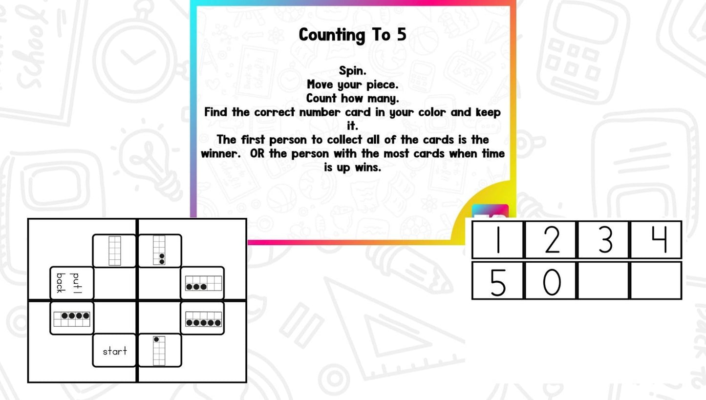 Game It Up! Numbers & Counting