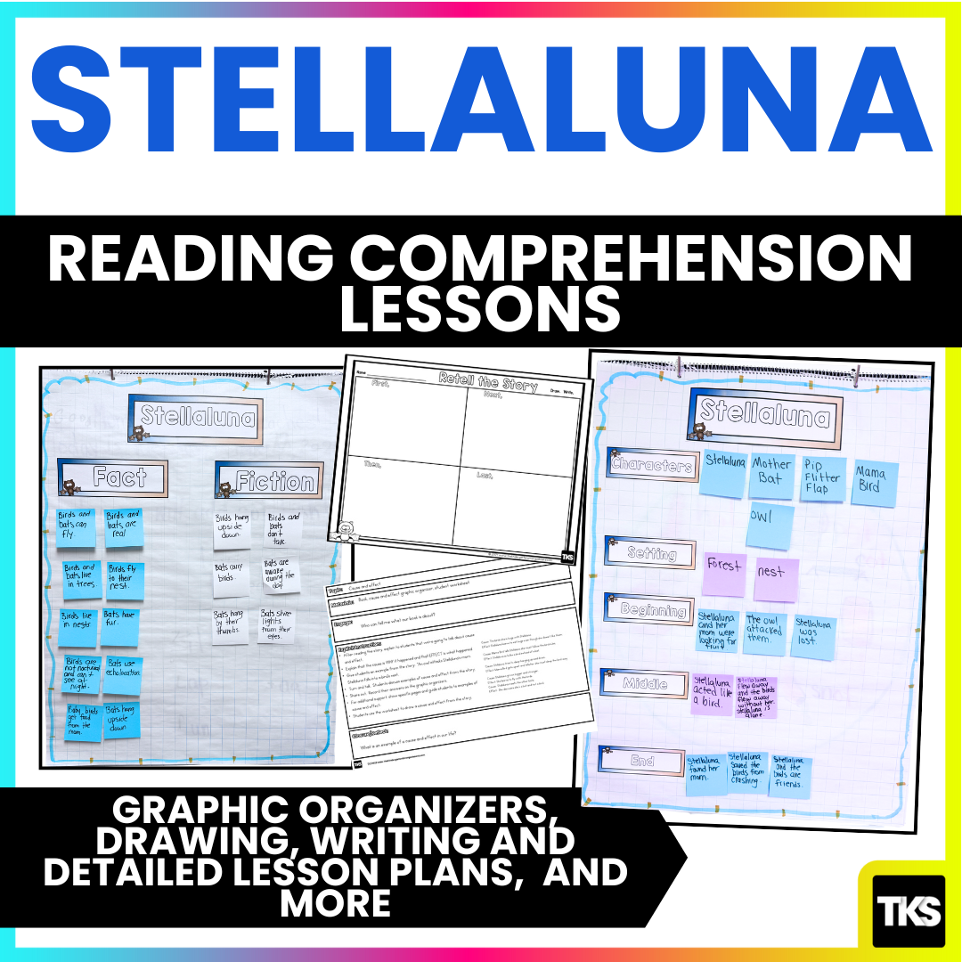 Stellaluna - Reading Comprehension Strategies & Activities - Read It Up!