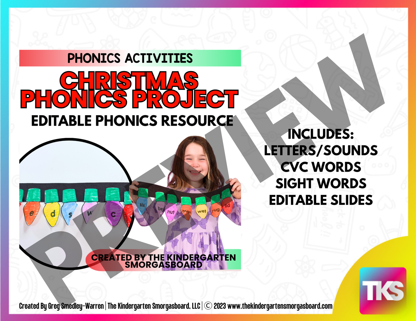 Christmas Craft-Christmas Phonics Project