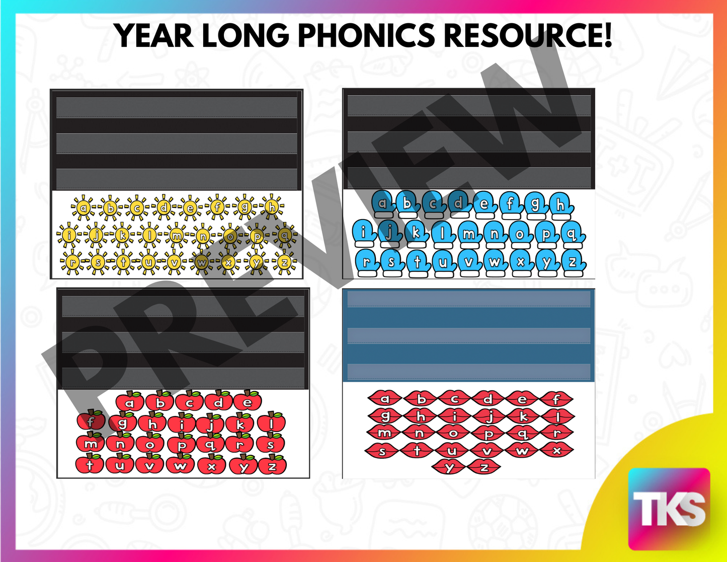 Phonics Activities: 13 Digital Word Building Slides And Phonics Games