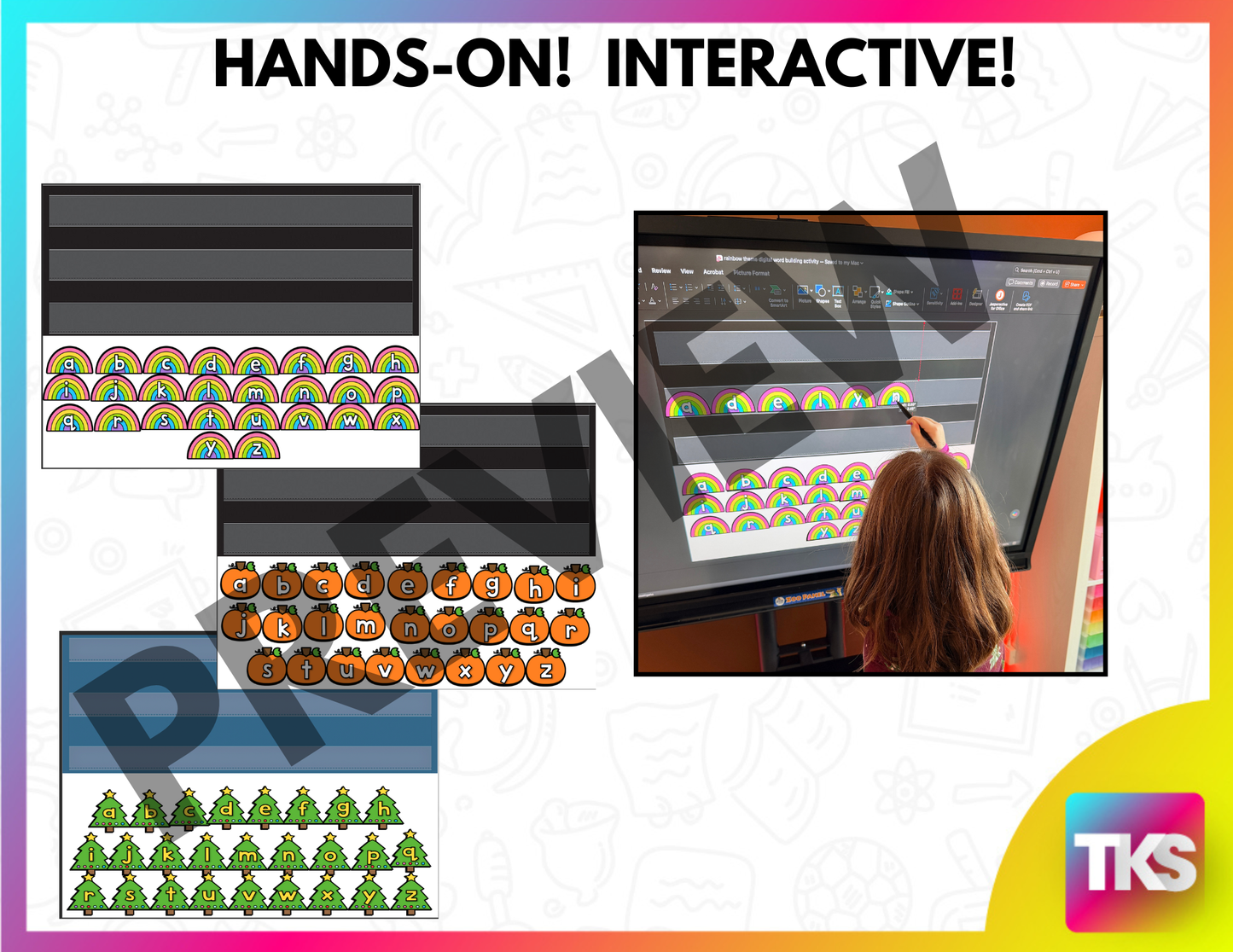 Phonics Activities: 13 Digital Word Building Slides And Phonics Games