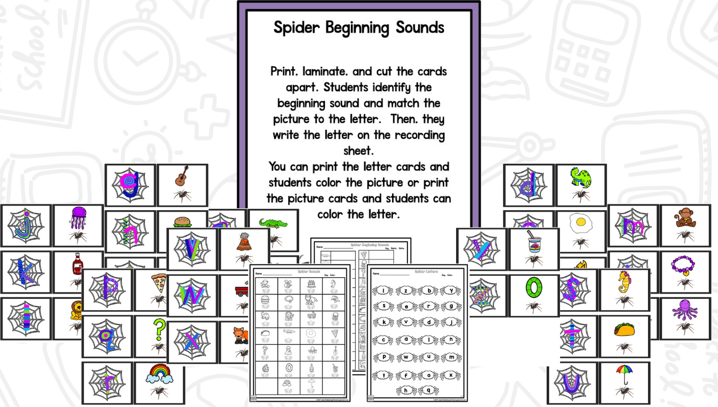 Spiders: A Research and Writing Project PLUS Centers!