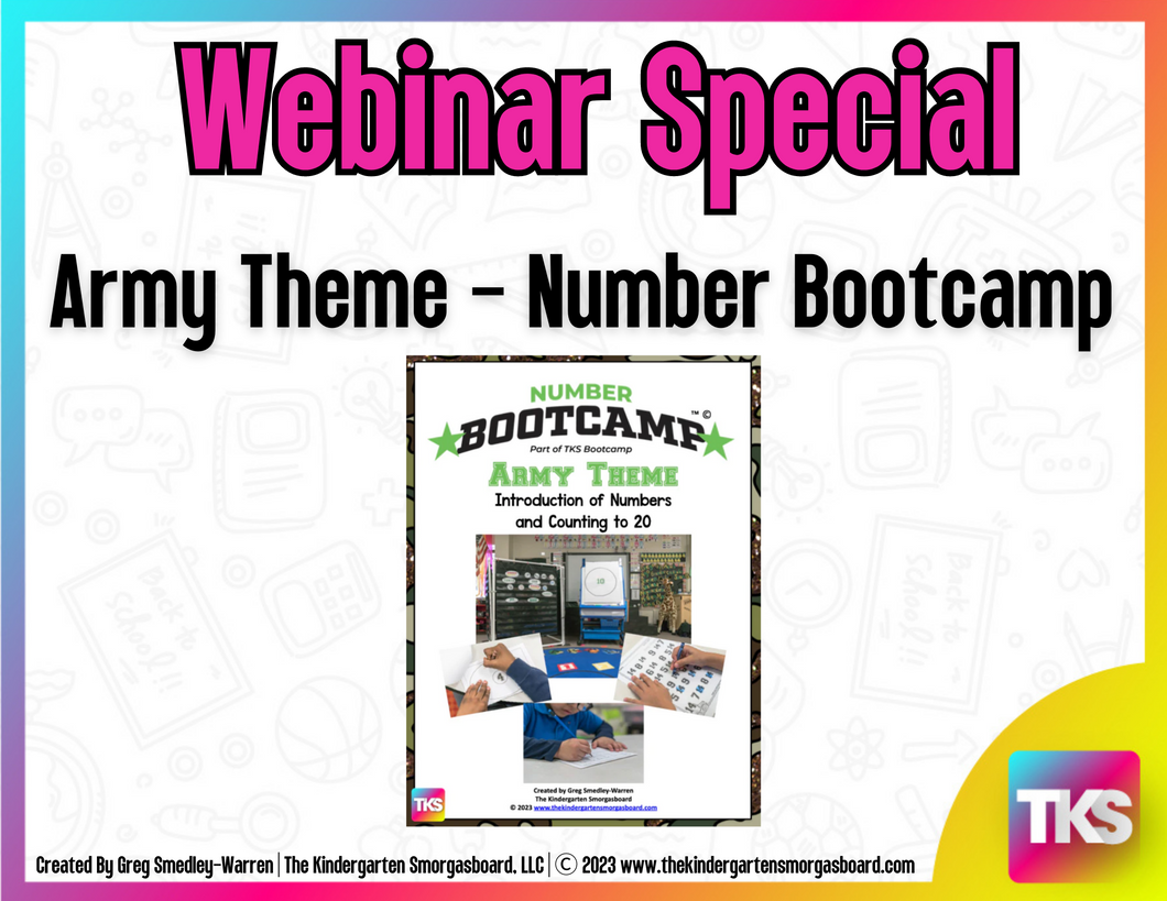 Number Bootcamp Army Theme Webinar Special