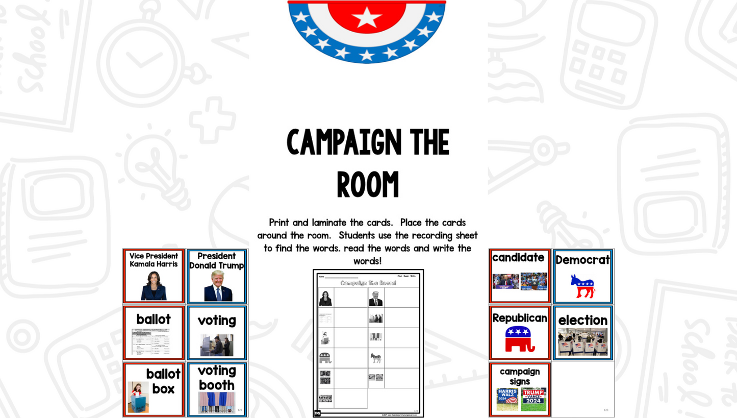 Election 2024 Kindergarten Social Studies