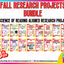 Research Project Bundle: FALL Research and Writing Curriculum