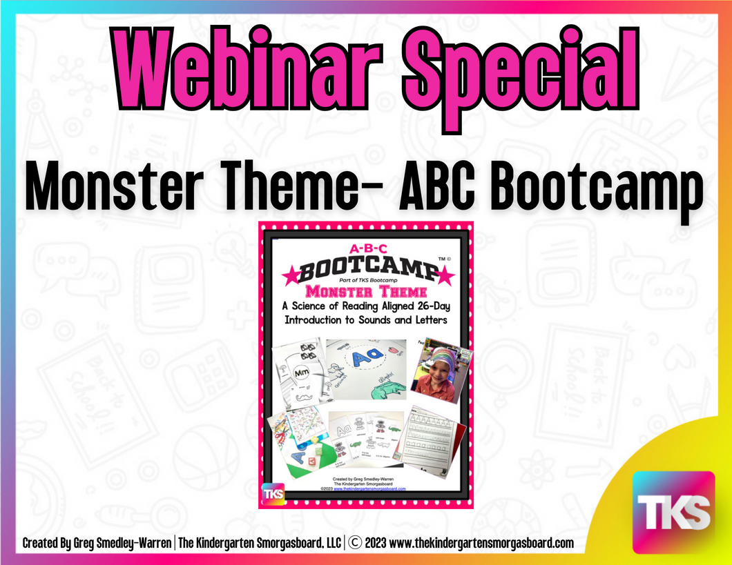 ABC Bootcamp Monster Theme Webinar Special